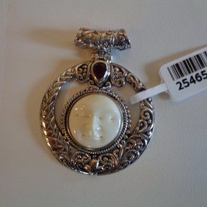 Sterling Silver Bali Princess Pendant NWT No Chain